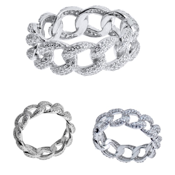 Pave link ring - Picture 4 of 4